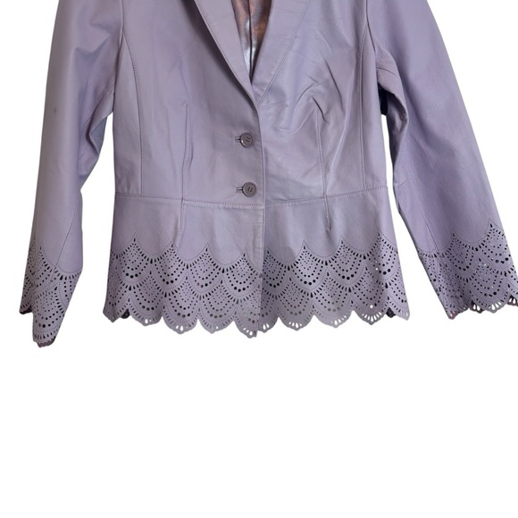 Terry Lewis Jacket Women's Size Medium Lavender - Picture 3 of 7